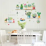 Cactus Room Waterproof Decorative Wallpaper