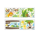 Coconut Tree Monkey Room Waterproof Decorative Wallpaper