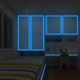Green Light Blue Luminous Tape Room Waterproof Decorative Wallpaper