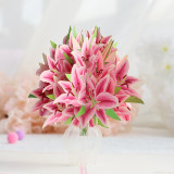 3D Pop Up Happy Mom Flower Greeting Card for Mother's Day