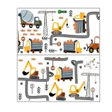 Engineering Truck Excavator Room Waterproof Decorative Wallpaper