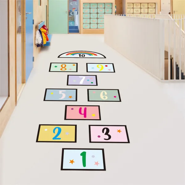 Digital Jump Lattice Stuck Sitting Room Kindergarten Children's Game Room