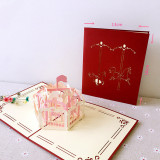 3D Pop Up Birthday Cake Greeting Gift Cards