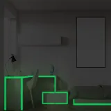 Green Light Blue Luminous Tape Room Waterproof Decorative Wallpaper