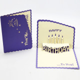 3D Pop Up Multicolor Birthday Cake Greeting Gift Cards