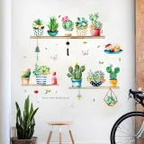 Cactus Room Waterproof Decorative Wallpaper