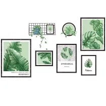 Plant Photo Frame Room Waterproof Decorative Wallpaper