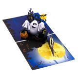 3D Halloween Ghost Greeting Cards