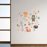 Forest Animal Party Room Waterproof Decorative Wallpaper