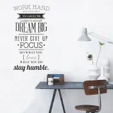 Work Hard Office Room Waterproof Decorative Wallpaper