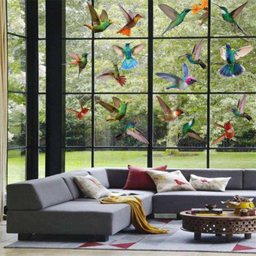 Nineteen Different Birds 9 Piece Room Waterproof Decorative Wallpaper