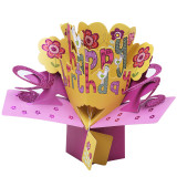 3D Paper Pop Up Happy Birthday Box With Greeting Cards
