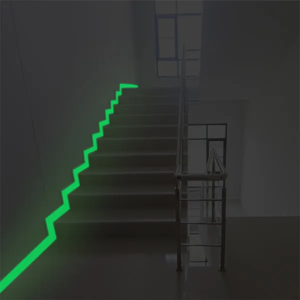 Green Light Blue Luminous Tape Room Waterproof Decorative Wallpaper