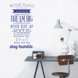 Work Hard Office Room Waterproof Decorative Wallpaper
