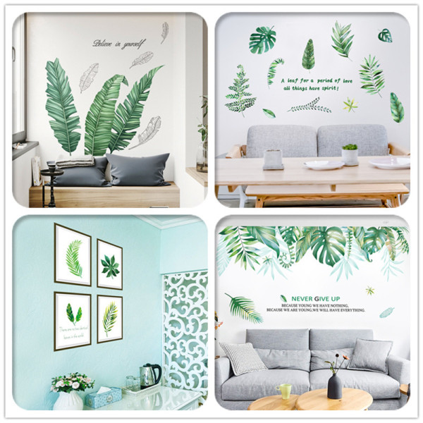 Green Plants Room Waterproof Decorative Wallpaper