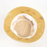 Double-Sided Reversible Sunhat Feather Print Bucket Cap
