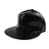 Snake Print Peaked Cap Solid Color Hip-Hop Baseball Cap