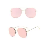 Sunglasses Metal Irregular rhombus Lens Frame Aviator Eyewear