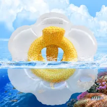 Toddler Kids Pool Floats Inflated Swimming Rings Sun Flower Sitting Swimming Circle