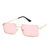 Sunglasses Rectangle Frame UV Protection Fashion Square Tinted Lens Vintage Sun Glasses