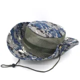 Camouflage Net Fisherman Hat Foldable Breathable Sun Hat