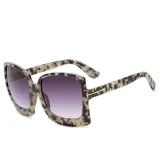 Sunglasses Square Oversized UV Protection Retro With Wide Frame Unisex