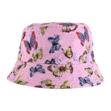 Double-Side Reversible Sunhat Pattern Bucket Cap
