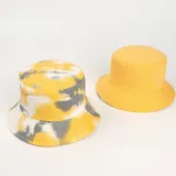 Double-Sided Reversible Sunhat Tie Dye Basin Cap