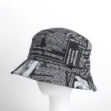 Double-Sided Reversible Sunhat Newspaper Bucket Cap