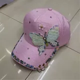 Big Butterfly Personality Hoop Cap Visor Baseball Cap