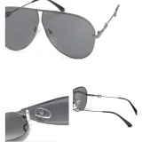 Sunglasses Retro Round Bottom Lens UV400 Mirrored Flat Top Eyewear