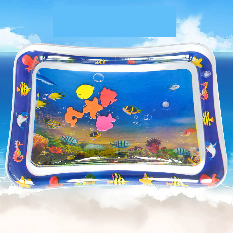 Toddler Kids Inflatable Tropical Fish Pat Water Interactive Toy For Kids Child Adults