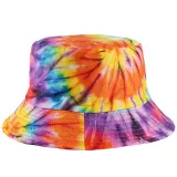 Double-Side Reversible Sunhat Tie Dye Bucket Cap