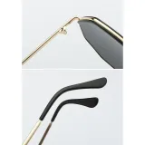 Sunglasses Multicolor Plastic Metal Frame Oversized Octagon Lens Shades