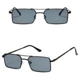 Sunglasses Rectangle Frame UV Protection Fashion Square Tinted Lens Vintage Sun Glasses