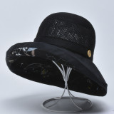 Outdoor Big Brim Cotton And Linen Sun Hat Fisherman Hat