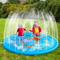 Toddler Kids Inflatable Toy Summer Outdoor Dolphin Water Spray Play Mat