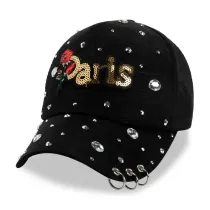 Letter Hoop Cap With Sunscreen Baseball Cap
