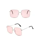 Sunglasses Multicolor Fashion Square Aviators Sunglasses Flat Mirrored Lens