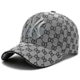 Big Brim Cap With Sun Visor And Embroidered Dome Baseball Cap