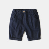 Kids Boys Solid Color Casual Shorts