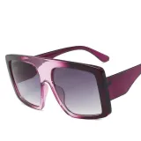 Sunglasses Square Lens Aviators Goggles UV400 With Large Frame Shades