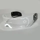Cyberpunk LED Glasses Target Locked Futuristic Glasses Glow Eyewear
