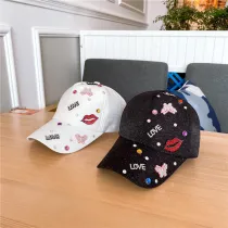 Rhinestone Peaked Cap Fashion All-Match Visor Baseball Cap