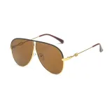 Sunglasses Retro Round Bottom Lens UV400 Mirrored Flat Top Eyewear