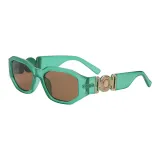 Multicolor Sunglasses Small Square Retro Wide Frame Eyewear