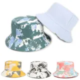 Double-Sided Reversible Sunhat Tie Dye Basin Cap
