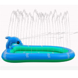 Inflatable Dolphin Fountain Swimming Pool Outdoor Game Toys