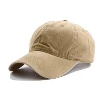 Solid Color Cotton Cap And Sunscreen Baseball Cap