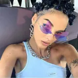 Sunglasses Multicolor Dragonfly Wing Rimless Eyewear Streetwear